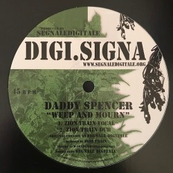 Weep & Mourn / Give Thanks To Jah - Daddy Spencer / U-Roy Featuring Don Goliath ‎