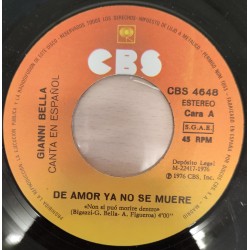 De Amor Ya No Se Muere - Gianni Bella