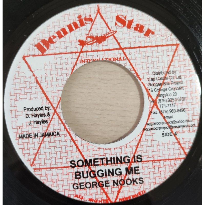 Something Is Bugging Me / Song My Mother Used To Sing - George Nooks